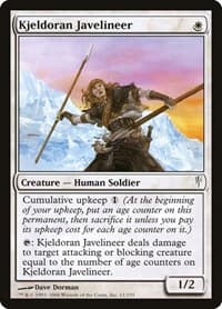 Kjeldoran Javelineer - Coldsnap - Magic: The Gathering card