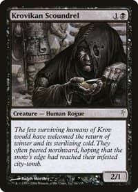 Krovikan Scoundrel - Coldsnap - Magic: The Gathering card