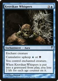 Krovikan Whispers - Coldsnap - Magic: The Gathering card