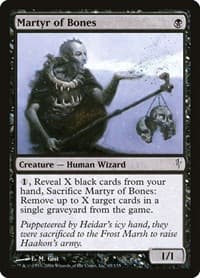 Martyr of Bones - Coldsnap - Magic: The Gathering card