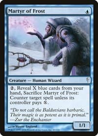Martyr of Frost - Coldsnap - Magic: The Gathering card
