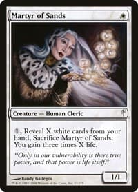 Martyr of Sands - Coldsnap - Magic: The Gathering card