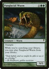 Panglacial Wurm - Coldsnap - Magic: The Gathering card