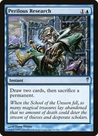 Perilous Research - Coldsnap - Magic: The Gathering card