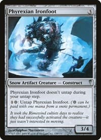 Phyrexian Ironfoot - Coldsnap - Magic: The Gathering card