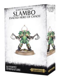 Warhammer: Age of Sigmar - Slaves To Darkness Slambo: Exalted Hero - Warhammer Resin Box Sets - Warhammer Box Sets card