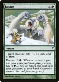 Resize - Coldsnap - Magic: The Gathering card