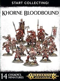 Warhammer: Age of Sigmar - Start Collecting! Khorne Bloodbound - Warhammer Plastic Box Sets - Warhammer Box Sets card