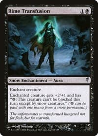 Rime Transfusion - Coldsnap - Magic: The Gathering card
