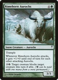 Rimehorn Aurochs - Coldsnap - Magic: The Gathering card