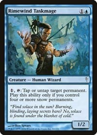 Rimewind Taskmage - Coldsnap - Magic: The Gathering card
