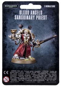 Warhammer: 40K - Blood Angels Sanguinary Priest - Warhammer Plastic Clampacks - Warhammer Clampacks card