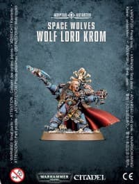Warhammer: 40K - Space Wolves Wolf Lord Krom - Warhammer Plastic Clampacks - Warhammer Clampacks card