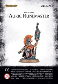 Warhammer: Age of Sigmar - Fyreslayers Auric Runemaster - Warhammer Plastic Clampacks - Warhammer Clampacks card