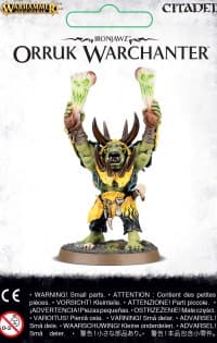 Warhammer: Age of Sigmar - Ironjawz Orruk Warchanter - Warhammer Plastic Clampacks - Warhammer Clampacks card