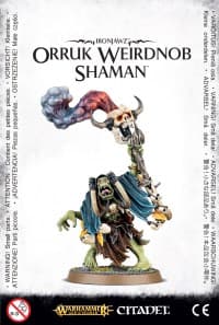 Warhammer: Age of Sigmar - Ironjawz Orruk Weirdnob Shaman - Warhammer Plastic Clampacks - Warhammer Clampacks card