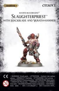 Warhammer: Age of Sigmar - Slaughterpriest With Hackblade - Warhammer Plastic Clampacks - Warhammer Clampacks card