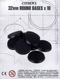 Citadel 32mm Round Bases (10-Pack) - Warhammer Game Accessories - Warhammer Game Accessories card