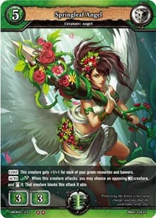 Springleaf Angel - Rally to War - Dragoborne card