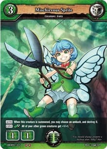 Mischievous Sprite - Rally to War - Dragoborne card