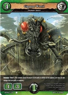 Gigantor Weevil - Rally to War - Dragoborne card