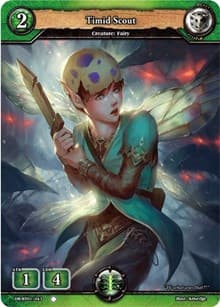 Timid Scout - Rally to War - Dragoborne card