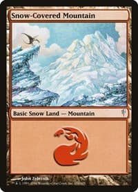 Snow-Covered Mountain - Coldsnap - Magic: The Gathering card