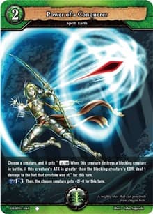 Power of a Conquerer - Rally to War - Dragoborne card