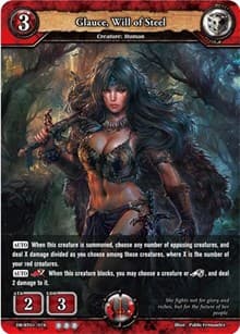 Glauce, Will of Steel - Rally to War - Dragoborne card