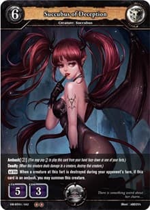 Succubus of Deception - Rally to War - Dragoborne card