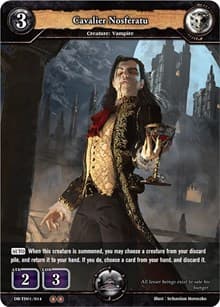 Cavalier Nosferatu - Rally to War - Dragoborne card