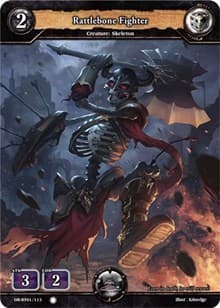 Rattlebone Fighter - Rally to War - Dragoborne card