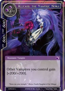 Alucard, the Vampiric Noble - Reiya Cluster Starter Deck - Force of Will card