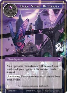 Dark Night Butterfly - Reiya Cluster Starter Deck - Force of Will card