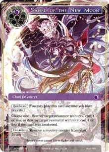 Sword of the New Moon - Reiya Cluster Starter Deck - Force of Will card
