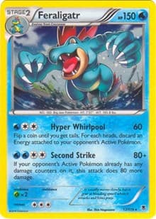 Feraligatr - 17/119 (Cosmos Holo) - Blister Exclusives - Pokemon card