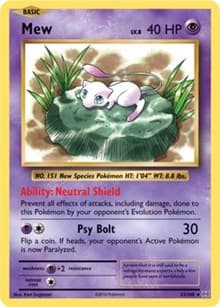 Mew - 53/108 (XY Evolutions) - Deck Exclusives - Pokemon card