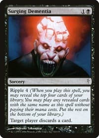 Surging Dementia - Coldsnap - Magic: The Gathering card