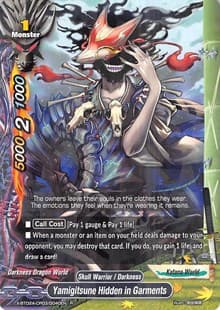 Yamigitsune Hidden in Garments - Evolution & Mutation - Future Card BuddyFight card