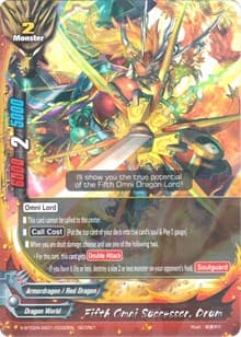 Fifth Omni Successor, Drum (Secret R Foil) - Evolution & Mutation - Future Card BuddyFight card