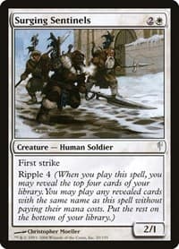 Surging Sentinels - Coldsnap - Magic: The Gathering card