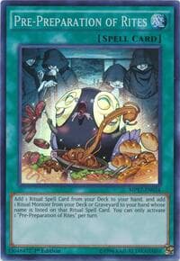 Pre-Preparation of Rites - 2017 Mega-Tins Mega Pack - YuGiOh card