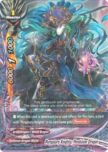 Purgatory Knights, Pendulum Dragon - Evolution & Mutation - Future Card BuddyFight card