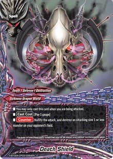 Death Shield - Evolution & Mutation - Future Card BuddyFight card