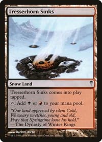 Tresserhorn Sinks - Coldsnap - Magic: The Gathering card