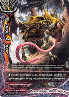 Purgatory Knights, Shifturn Dragon - Evolution & Mutation - Future Card BuddyFight card
