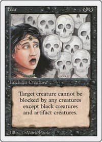 Fear - Revised Edition - Magic: The Gathering card