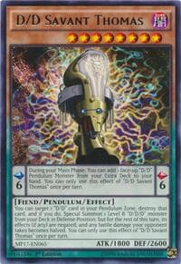D/D Savant Thomas - 2017 Mega-Tins Mega Pack - YuGiOh card