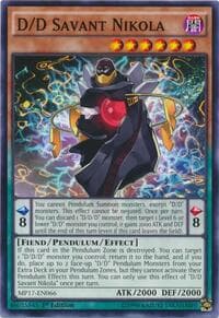 D/D Savant Nikola - 2017 Mega-Tins Mega Pack - YuGiOh card