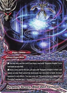 Purgatory Sorcery, Blood Oath Formation - Evolution & Mutation - Future Card BuddyFight card
